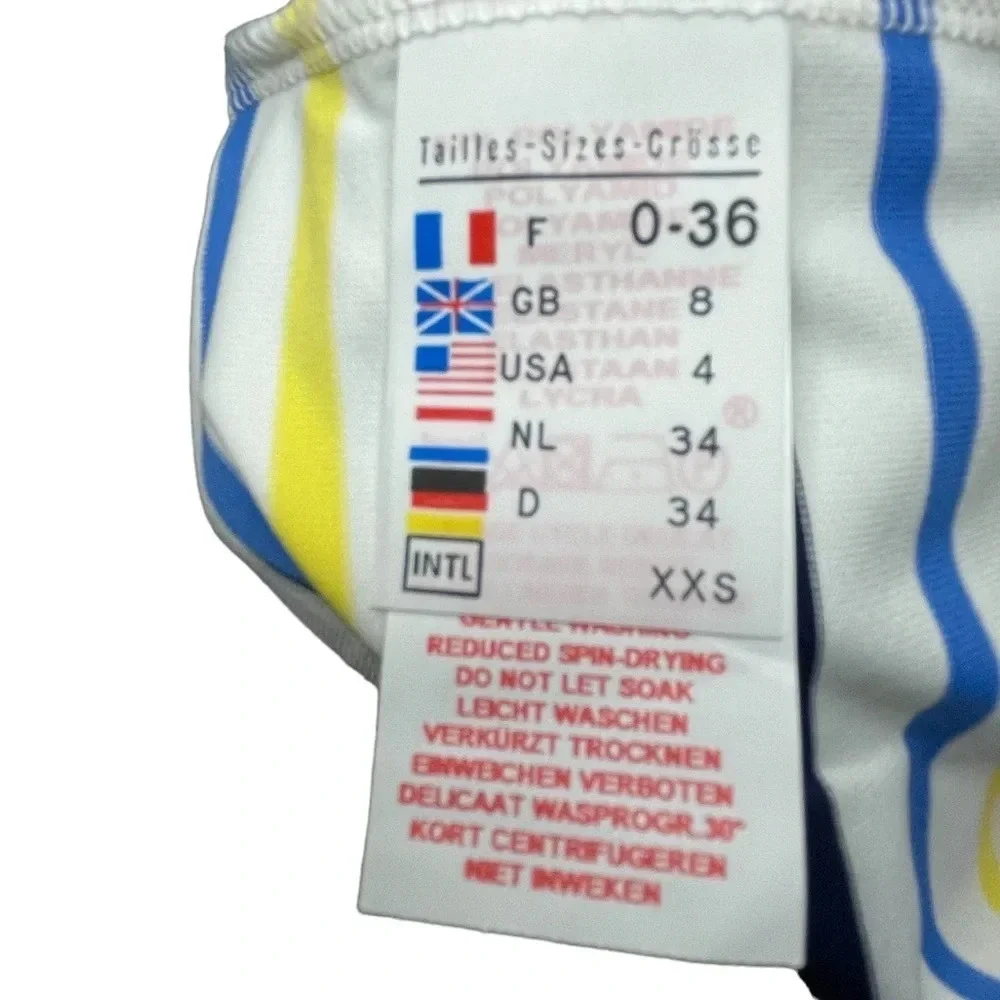 Saint James Breton GARDE-COTE 3/4 Sleeve Size 4 US Multicolor Anti-UV Preppy - Picture 5 of 8